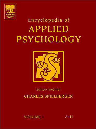 Encyclopedia of Applied Psychology, Three-Volume Set