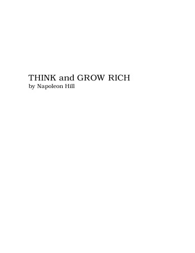 Think and Grow Rich
