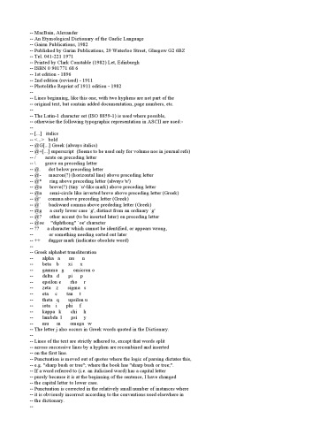 Etymological Dictionary of Scottish-Gaelic