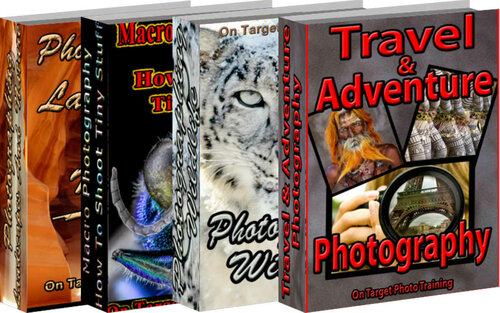 Specialty Photography Series 4 Volume Bundle (On Target Photo Training Book 41)