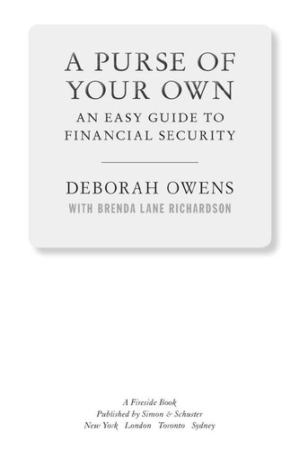 A Purse of Your Own: An Easy Guide to Financial Security