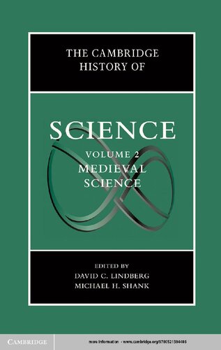 The Cambridge History of Science: Volume 2, Medieval Science