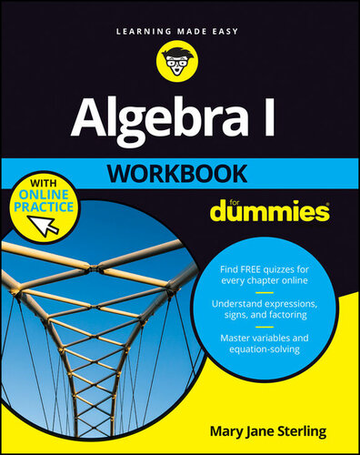 Algebra I Workbook for Dummies