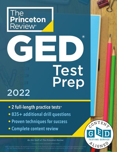 Princeton Review GED Test Prep 2022 Practice Tests + Review and Techniques + Online Features.