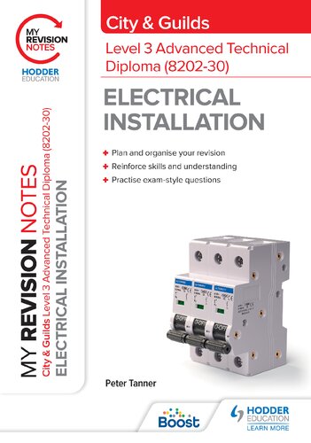 City & guilds level 3 advanced technical diploma in electrical installation (8202-30)