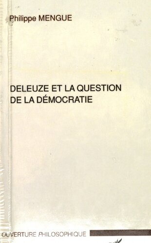 Deleuze et la question de la démocratie