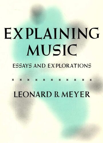 Explaining Music: Essay and Explorations