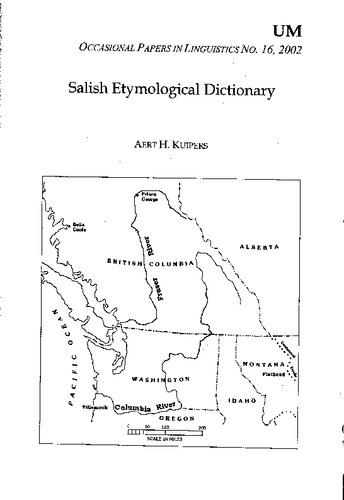 Salish Etymological Dictionary