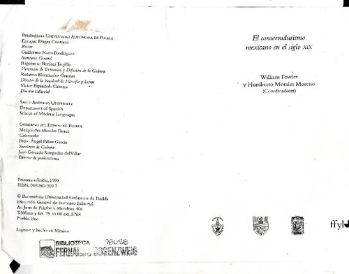 El conservadurismo mexicano en el siglo XIX (1810–1910)