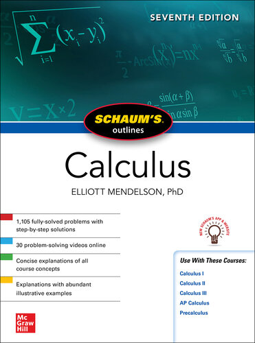 Schaum's Outline of Calculus
