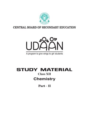 UDAAN Class 12 Chemistry