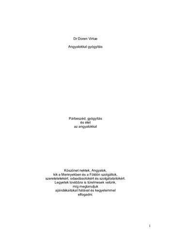 Angyalokkal gyógyítás