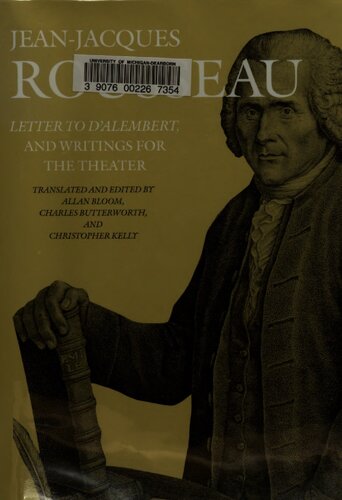 Letter to D’Alembert and Writings for the Theater