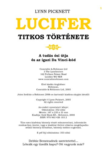 Lucifer titkos története