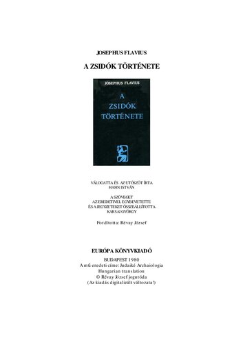 A zsidók története