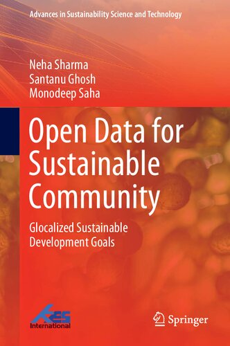Open data for sustainable community : glocalized sustainable development goals
