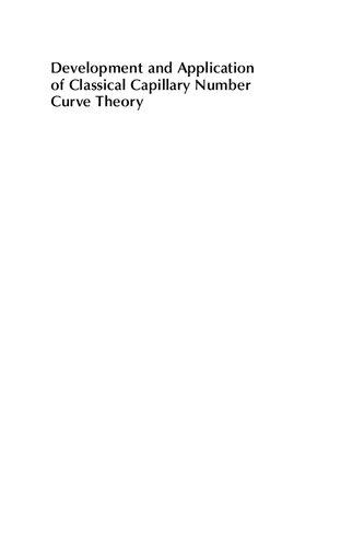 Development and application of classical capillary number curve theory