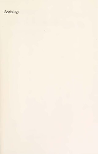 Sociology. A Guide to Problems and Literature