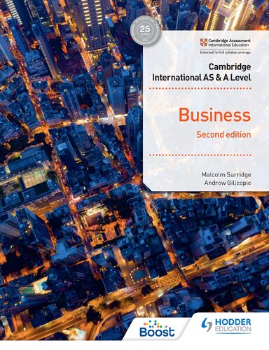 Cambridge International AS & A Level Business