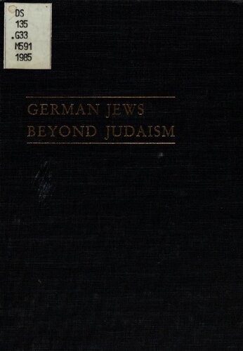German Jews beyond Judaism
