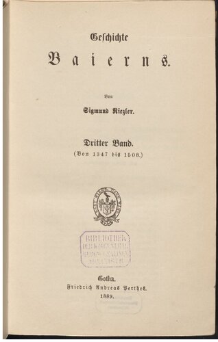 Geschichte Baierns / 1348-1508