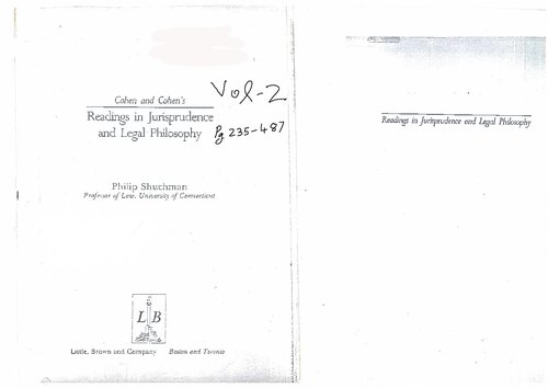 Readings in Jurisprudence and Legal Philosophy-2