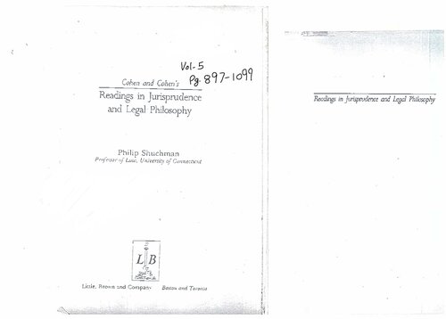 Readings in Jurisprudence and Legal Philosophy-5