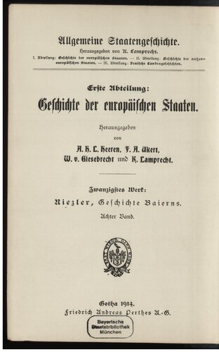 Geschichte Baierns / Von 1651-1726