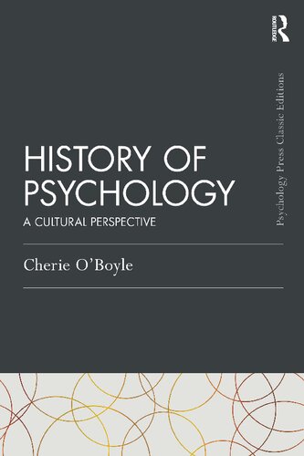History of psychology. A cultural perspective.