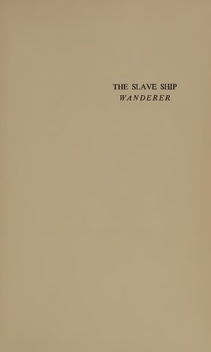 The Slave Ship Wanderer
