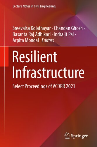 Resilient Infrastructure: Select Proceedings of VCDRR 2021