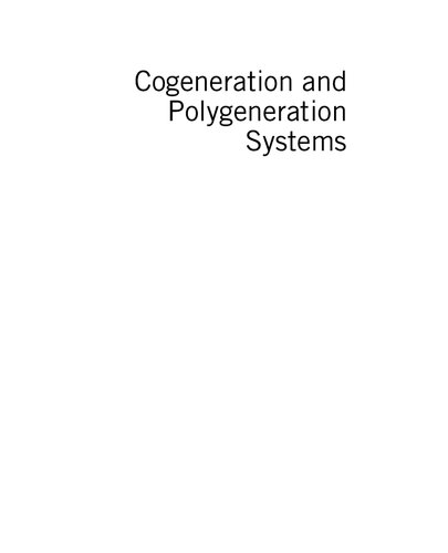 Cogeneration and polygeneration systems