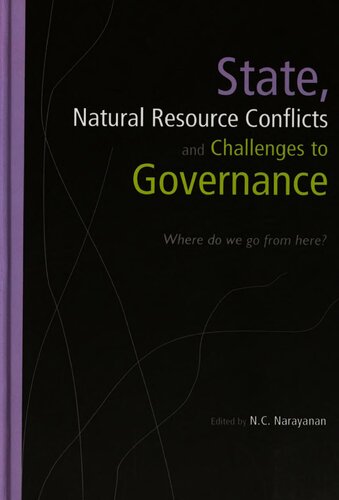 State, natural resource conflicts and challenges to governance : where do we go from here?