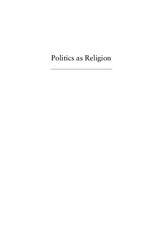 Politics as Religion