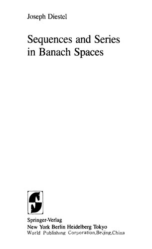 Sequences and Series in Banach Spaces