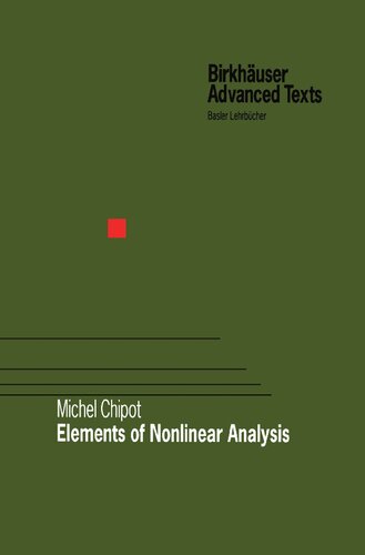 Elements of Nonlinear Analysis