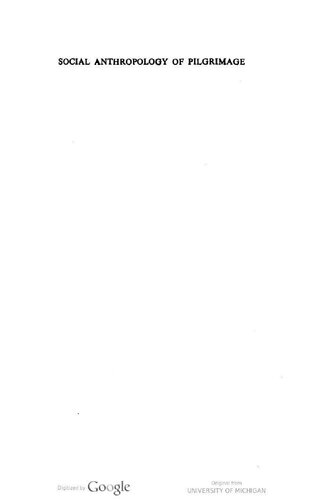 Social Anthropology of Pilgrimage