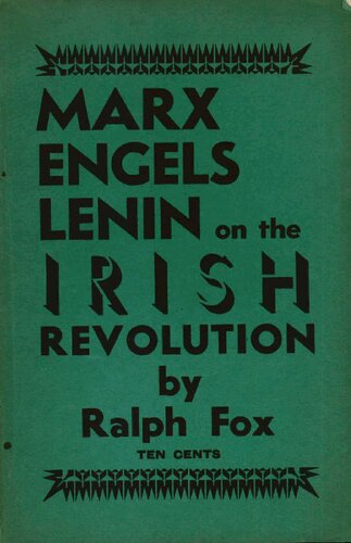 Marx, Engels and Lenin on the Irish Revolution