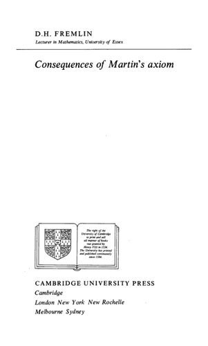 Consequences of Martin’s axiom