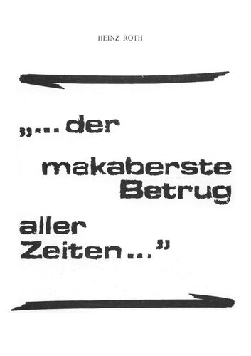 Der Makaberste Betrug Aller Zeiten