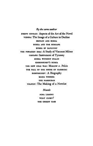 The Shadow of the Winter Palace: Russia's Drift to Revolution 1825-1917