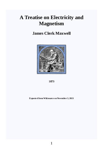 A Treatise on Electricity and Magnetism