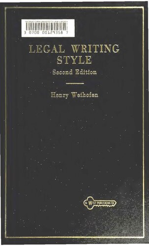 Legal Style, Second Edition