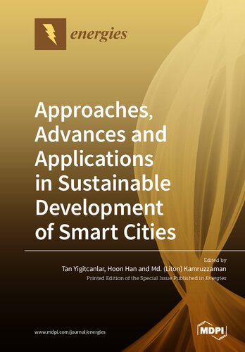 Approaches, Advances and Applications in Sustainable Development of Smart Cities