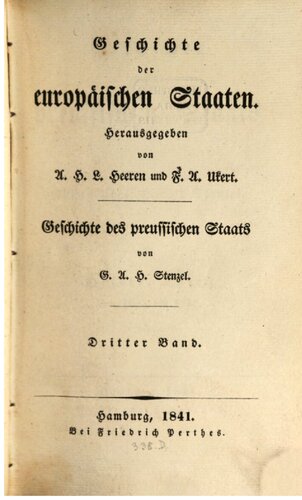 Geschichte des preussischen Staats