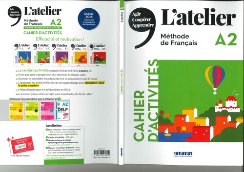 L'Atelier niv .A2 2019 - Cahier + CD