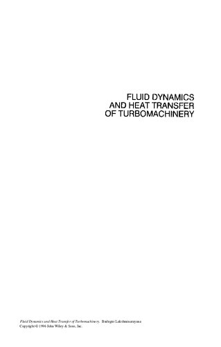 Fluid Dynamics and Heat Transfer of Turbomachinery