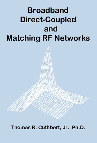 Broadband direct-coupled and matching RF networks