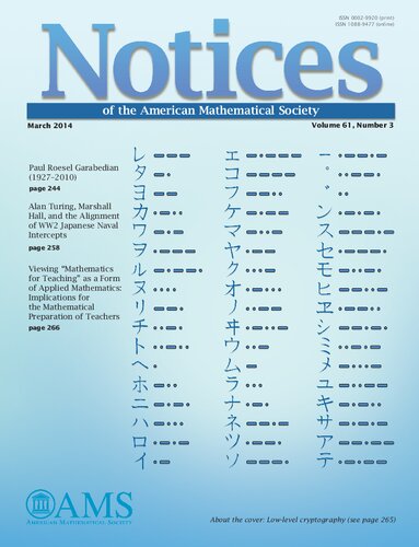 Notices of the American Mathematical Society
