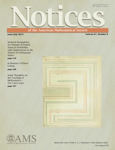 Notices of the American Mathematical Society